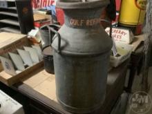 14”......X24”...... GULF REFINING OIL CAN