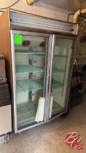 Beverage Air 2-Glass Door Cooler W/ Coated Shelves