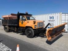 2000 GMC C7500 S/A Dump Truck with Spreader and Plow