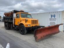 1995 International 4700 Dump Truck with Spreader & Plow