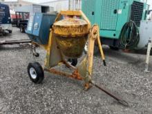 Stone Electric Concrete Mixer on Single Axle