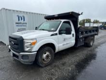 2014 Ford F-350SD S/A Dump Truck