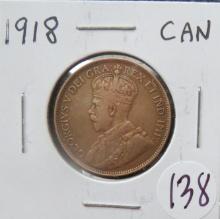 1918-Canada Large Cent