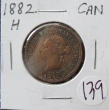 1882-H Canada Large Cent