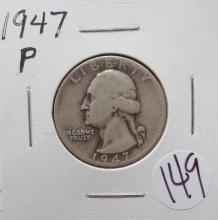 1947-P Washington Quarter