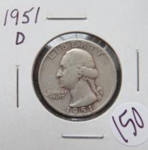 1951-D Washington Quarter