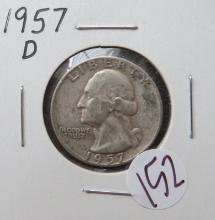 1957-D Washington Quarter