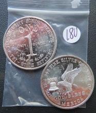 (2) One Ounce Silver Round- Tri-State Refining