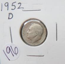 1952-D Roosevelt Dime