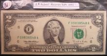 1995- 2$ Federal Reserve Note