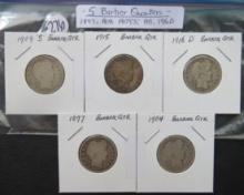 5 Barber Quarters