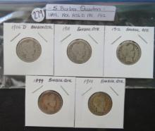 5 Barber Quarters