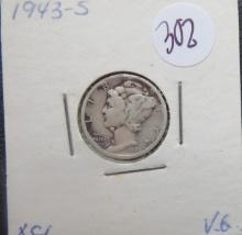 1943-S Mercury Dime