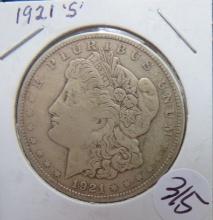 1921-S Morgan Dollar