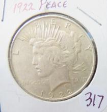 1922- Peace Dollar