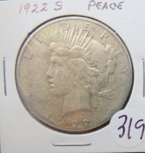 1922-S Peace Dollar