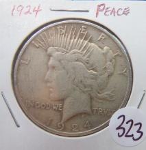 1924- Peace Dollar