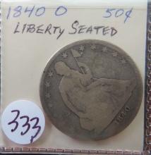 1840-O Liberty Seated Half Dollar