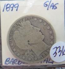 1899- Barber Half Dollar