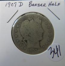 1907-D Barber Half