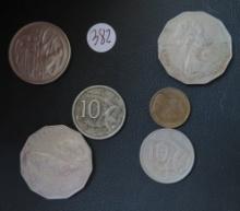 (6)- Australia Coins