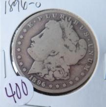 1896-O Morgan Silver Dollar