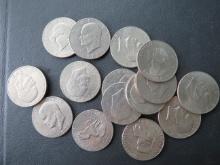 (15) Eisenhower Dollars