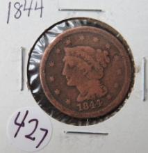 1844- Large Cent