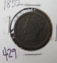 1852- Large Cent