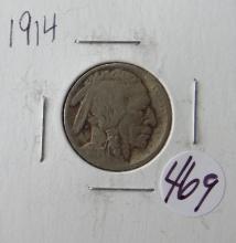 1914- Buffalo Nickel