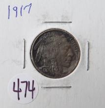 1917- Buffalo Nickel