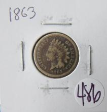 1863- Indian Head Cent