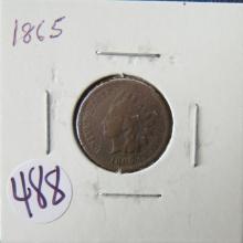 1865- Indian Head Cent