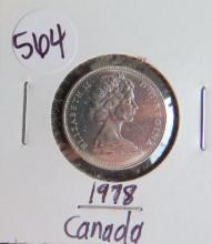 1978- Canada 5 Cents