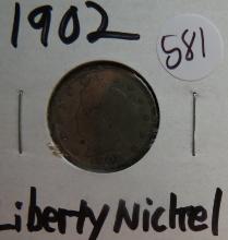 1902- Liberty Nickel