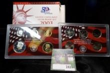 2003 S U.S. Silver Proof Set, original as issued.