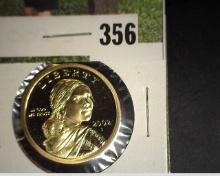 2002 S Sacagawea Gem Proof Dollar.