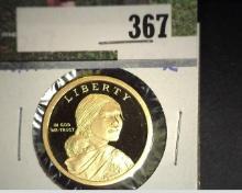 2017 S Native American Gem Proof Dollar. Sequoyah.