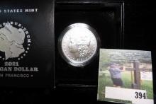 2021 S U.S. Silver Morgan Dollar in original box as issued.