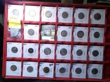 Collection of (23) U.S. Coins & Type. Includes (14) Liberty "V" Nickels dating back to 1888; 1941 WW