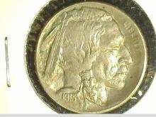 1913 S Type One Buffalo Nickel. A key date in a super grade!