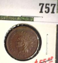 1868 Indian Head Cent, Fine+.