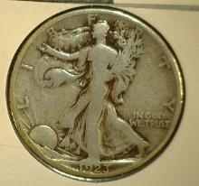 1923 S Walking Liberty Half Dollar, VG.