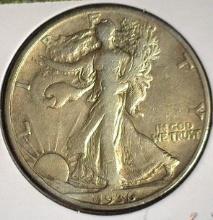 1936 D Walking Liberty Half Dollar, VF.