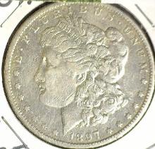 1897 O Morgan Silver Dollar. VF.