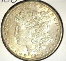 1900 P  Morgan Silver Dollar, Uncirculated.