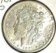 1901 O Morgan Silver Dollar, Brilliant Uncirculated.