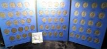 1938-61 D Complete Set of Jefferson Nickels in a blue Whitman folder.