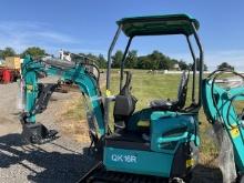 2024 AGROTK QK16R Mini Excavator(BLUE)