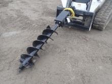 Wildcat Skid Steer Post Hole Digger With 12" Auger